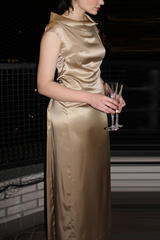 Golden Silk Skirt