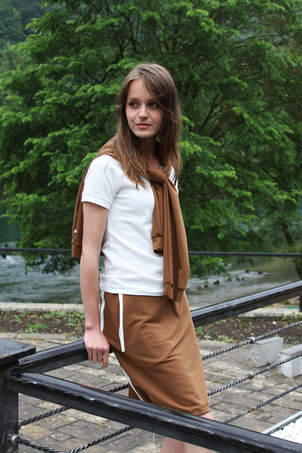 Sporty chic skirt