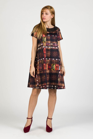 Bateau Neck Dress