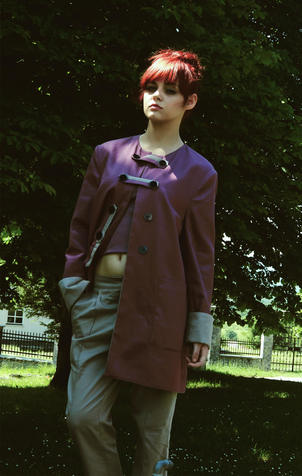Beidseitig tragbare Jacke