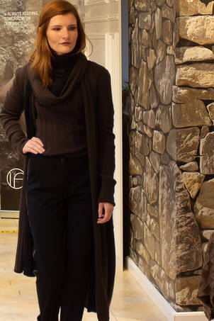 Knitted coat