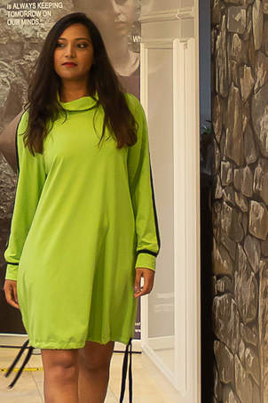 green sporty Dress